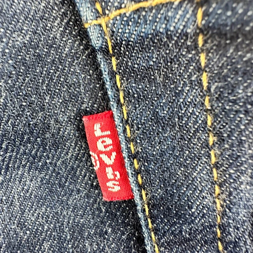 Levis‎ 514 Straight Fit Mens Dark Wash Blue Denim Jeans W38 L29 Zip Fly